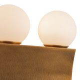 Vintage Brass 12inch Sinclair Wall/Vanity Light by Alora Lighting Details