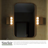 Vintage Brass 12inch Sinclair Wall/Vanity Light by Alora Lighting