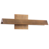 Vintage Brass 15inch Galleria Wall Sconce by Kuzco Lighting