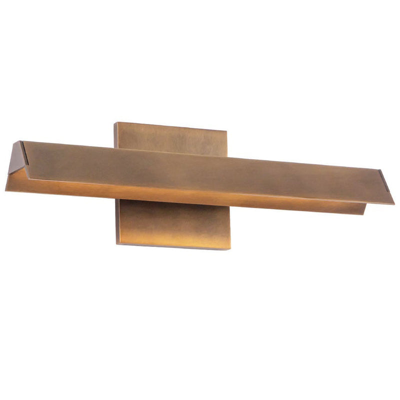 Vintage Brass 15inch Galleria Wall Sconce by Kuzco Lighting