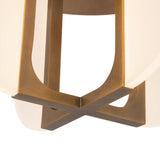 Vintage Brass 16inch Anders Semi-Flush Mount by Alora Lighting Details