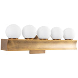Vintage Brass 21inch Sinclair Wall/Vanity Light by Alora Lighting