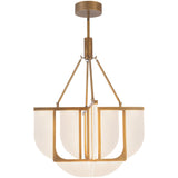 Vintage Brass 24inch Anders Chandelier by Alora Lighting