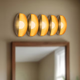 Vintage Brass 26inch Cortez Wall/Vanity Light by Alora Lighting