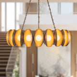 Vintage Brass 37inch Cortez Chandelier by Alora Lighting
