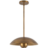 Vintage Brass 5inch Umbra Pendant by Kuzco Lighting