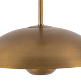 Vintage Brass 5inch Umbra Pendant by Kuzco Lighting Details