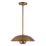 Vintage Brass 5inch Umbra Pendant by Kuzco Lighting