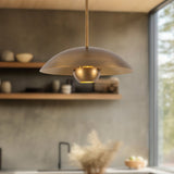Vintage Brass 5inch Umbra Pendant by Kuzco Lighting