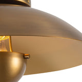 Vintage Brass 5inch Umbra Semi-Flush Mount by Kuzco Lighting Details