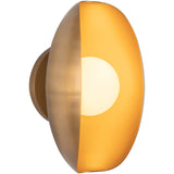 Vintage Brass 5inch Cortez Wall/Vanity Light by Alora Lighting