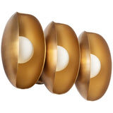 Vintage Brass 15inch Cortez Wall/Vanity Light by Alora Lighting