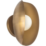 Vintage Brass 5inch Cortez Wall/Vanity Light by Alora Lighting