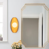 Vintage Brass 5inch Cortez Wall/Vanity Light by Alora Lighting
