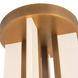 Vintage Brass 8inch Anders Semi-Flush Mount by Alora Lighting Details