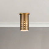 Vintage Brass Astoria Semi-Flush Mount by Kuzco