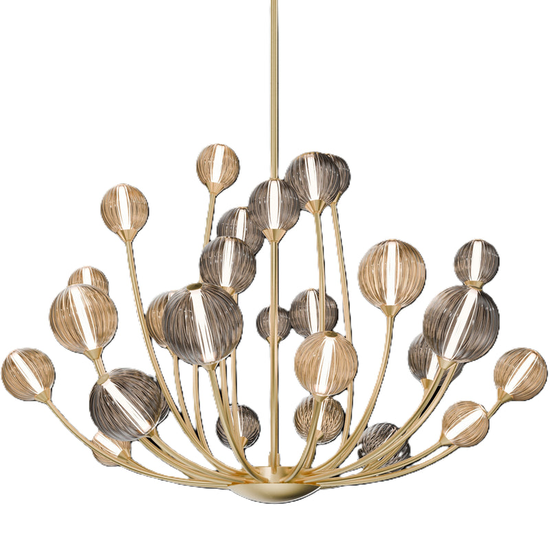 Vintage Brass Ballarina 4CCT Chandelier by Modern Forms