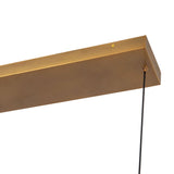 Vintage Brass Drift Linear Pendant by Kuzco Lighting Details