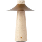 Vintage Brass Hagen Table Lamp by Alora Lighting