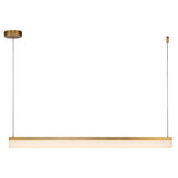 Vintage Brass Nio Linear Pendant by Kuzco Lighting