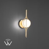 Vintage Brass Skyla Adjustable Wall Sconce by Modern Forms
