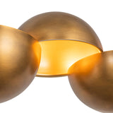 Vintage Brass Void Linear Pendant by Kuzco Lighting Details