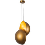 Vintage Brass Void Pendant by Kuzco Lighting
