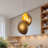 Vintage Brass Void Pendant by Kuzco Lighting