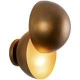 Vintage Brass Void Wall Sconce by Kuzco Lighting