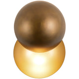 Vintage Brass Void Wall Sconce by Kuzco Lighting