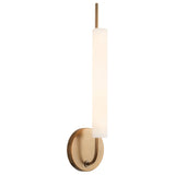 Vintage Brass Wick Wall Sconce by Kuzco Lighting