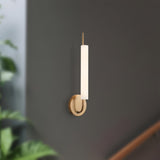 Vintage Brass Wick Wall Sconce by Kuzco Lighting