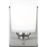 Vinton Wall Sconce — 5 Inch, Brushed Nickel