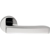 Viola Door Lever in Polished Chrome by Colombo Design