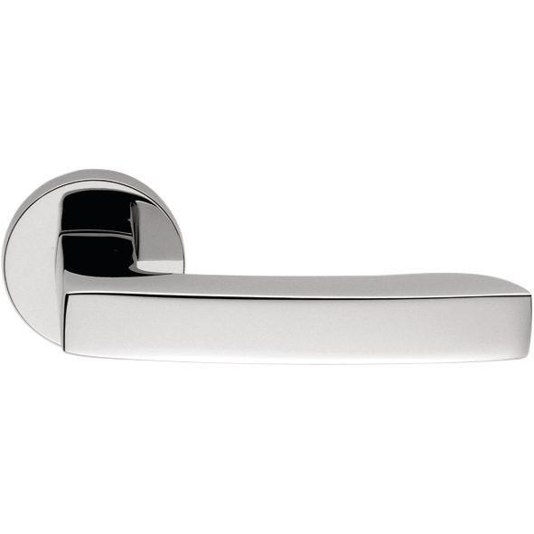 Viola Door Lever in Polished Chrome by Colombo Design