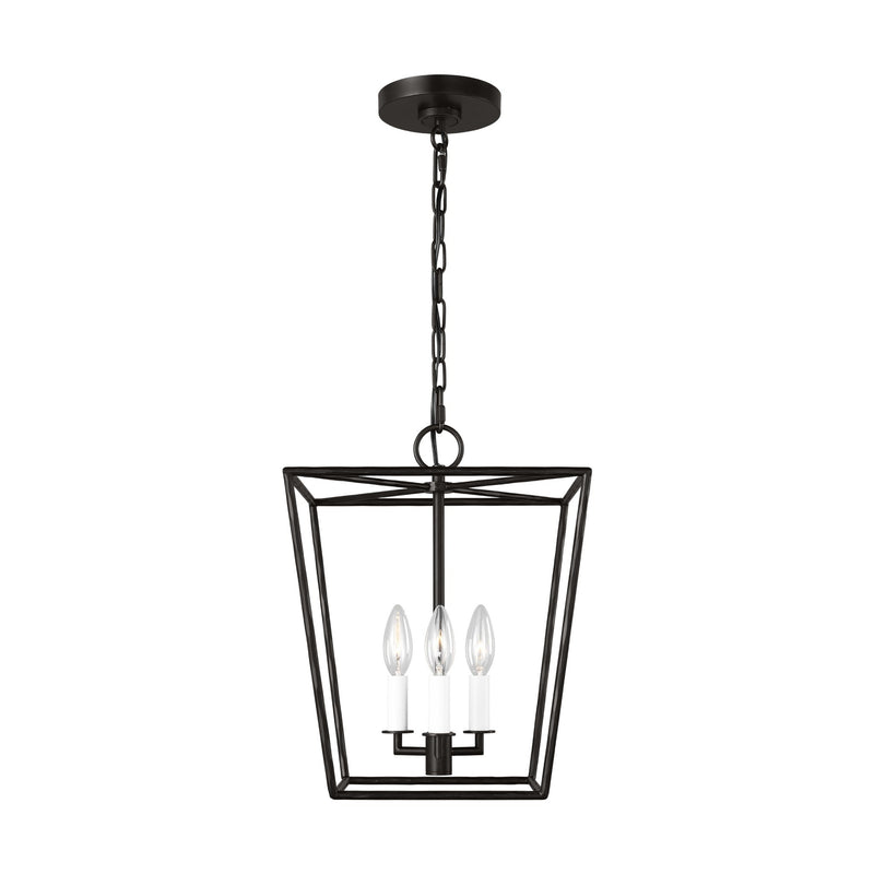 Viota Lantern Pendant — 12", Aged Iron