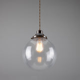 Virginia Globe Pendant - Antique Brass