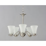 Vital Chandelier Satin Nickel by Maxim Lighting