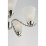 Vital Chandelier Satin Nickel by Maxim Lighting