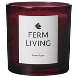 Vitto Scented Candle Dark Grape By Ferm Living - Front View