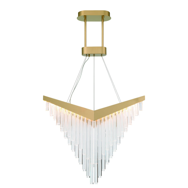 Vivien LED Chandelier Small Gold By Eurofase