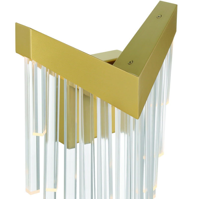 Vivien Wall Sconce Gold By Eurofase Detailed View