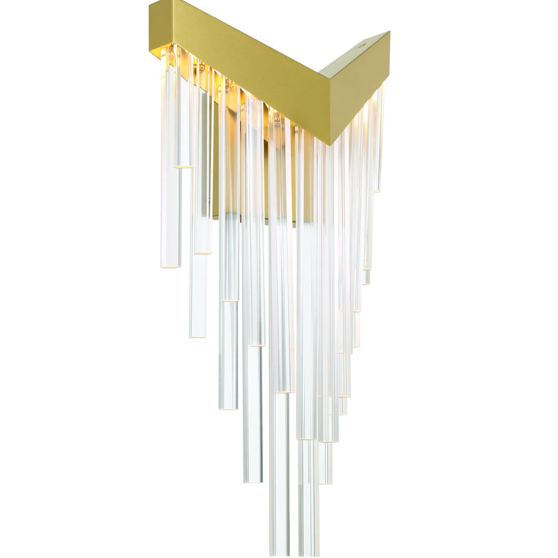 Vivien Wall Sconce Gold By Eurofase Side View