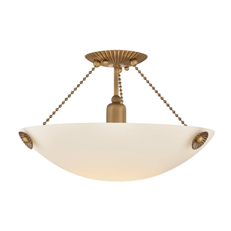 Vivienne Semi Flush - Patina Brass