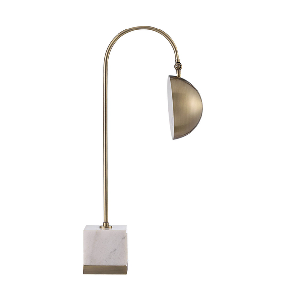 Volos Table Lamp Iron By Renwil Brushed Brass Finish