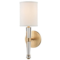 Volta Wall Sconce - Aged Brass by Hudson Valley