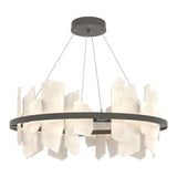Volterra Circular Chandelier - Dark Smoke