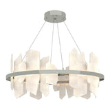 Volterra Circular Chandelier - Sterling