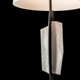Volterra Floor Lamp detail in Oil Rubbed Bronze, by Hubbardton Forge