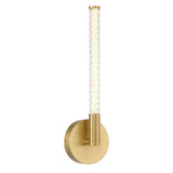 Volterra LED Wall Light Brushed Gold By Lib And Co  Side View